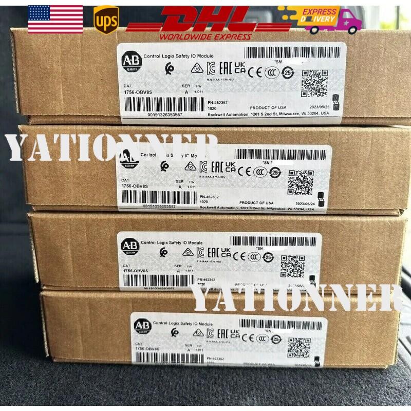 Factory Sealed AB 1756-OBV8S Control Logix Safety IO Module US Free Tax
