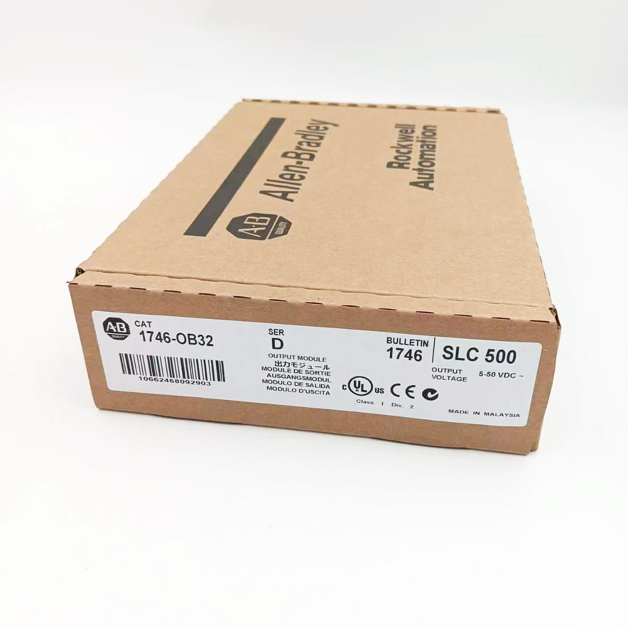 Allen-Bradley 1746-OB32 SER D SLC500 PLC Output Module 1746OB32 New Sealed TX