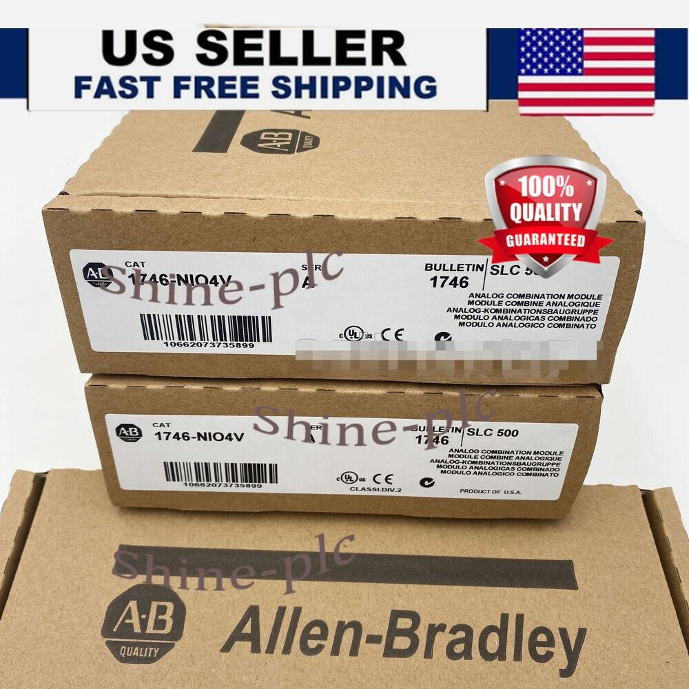 Allen Bradley 1746-NIO4V Series A SLC 500 Analog Module 1746NIO4V Seale