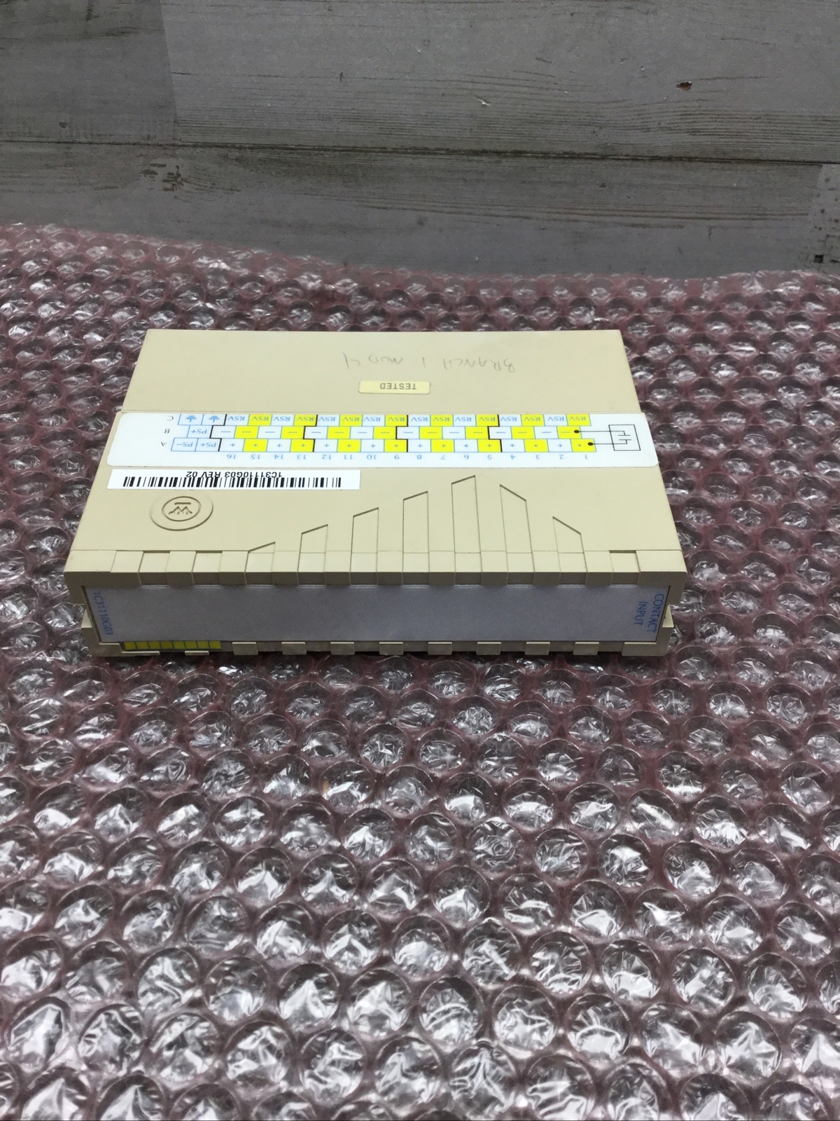USED Westinghouse 1C31110G03 Ovation Contact Input Module