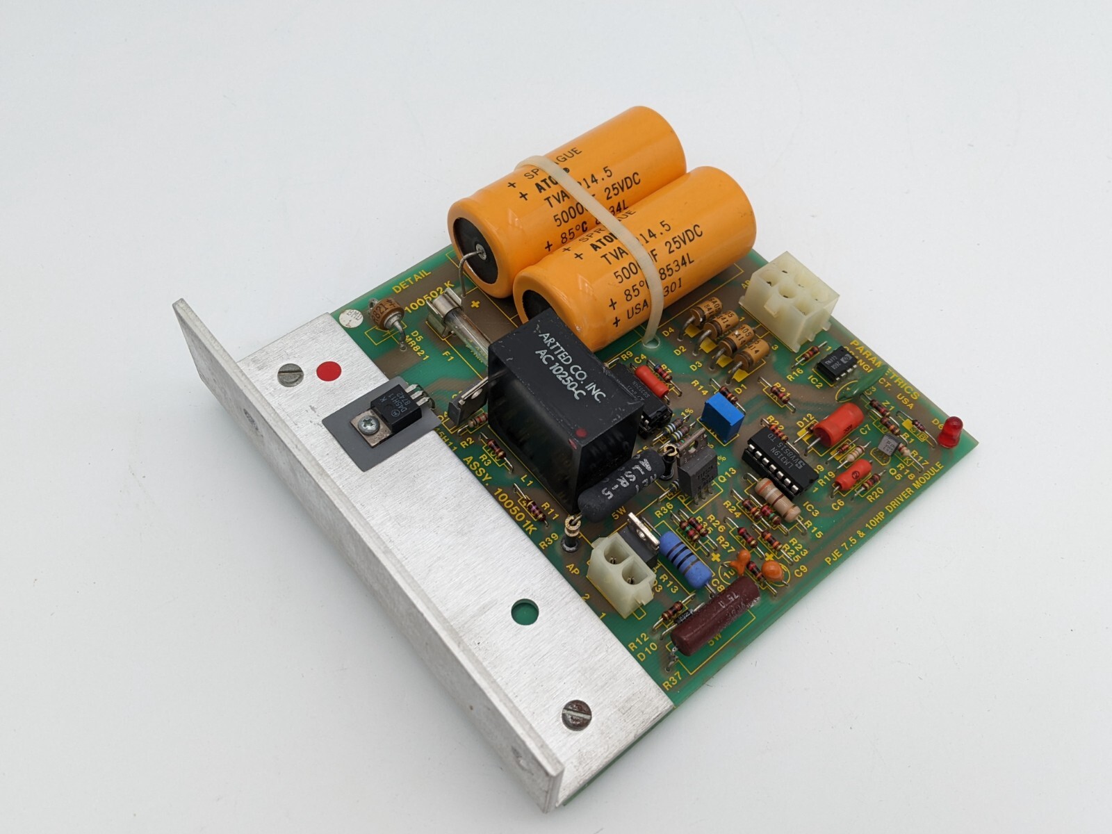 Parametrics 100501K 100502K PJE 7.5 10HP Driver Module PCB PLC Replacement Board