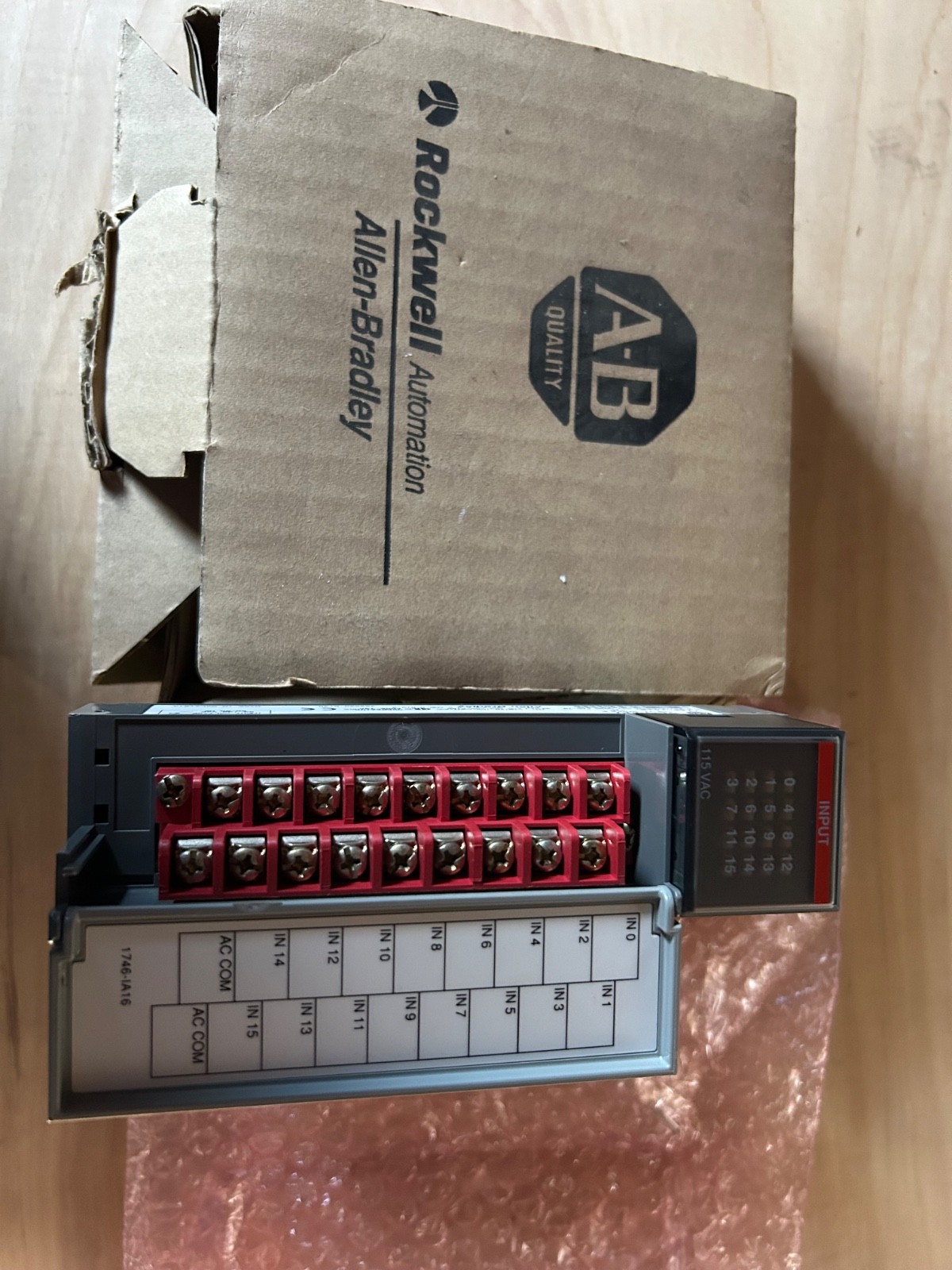 Allen Bradley SLC500 Input Module Series C – 1746-IA16