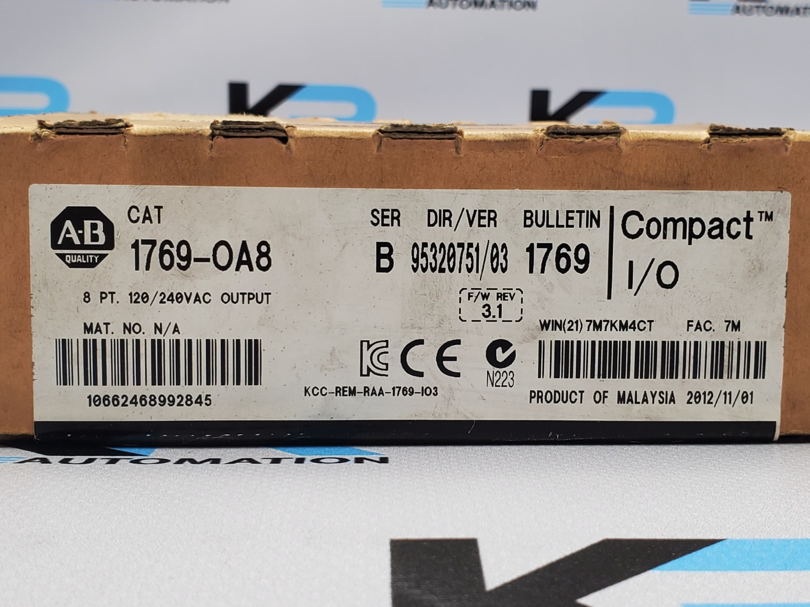 Surplus Pre-Owned Allen Bradley 1769-OA8 Compact I/O Output Module