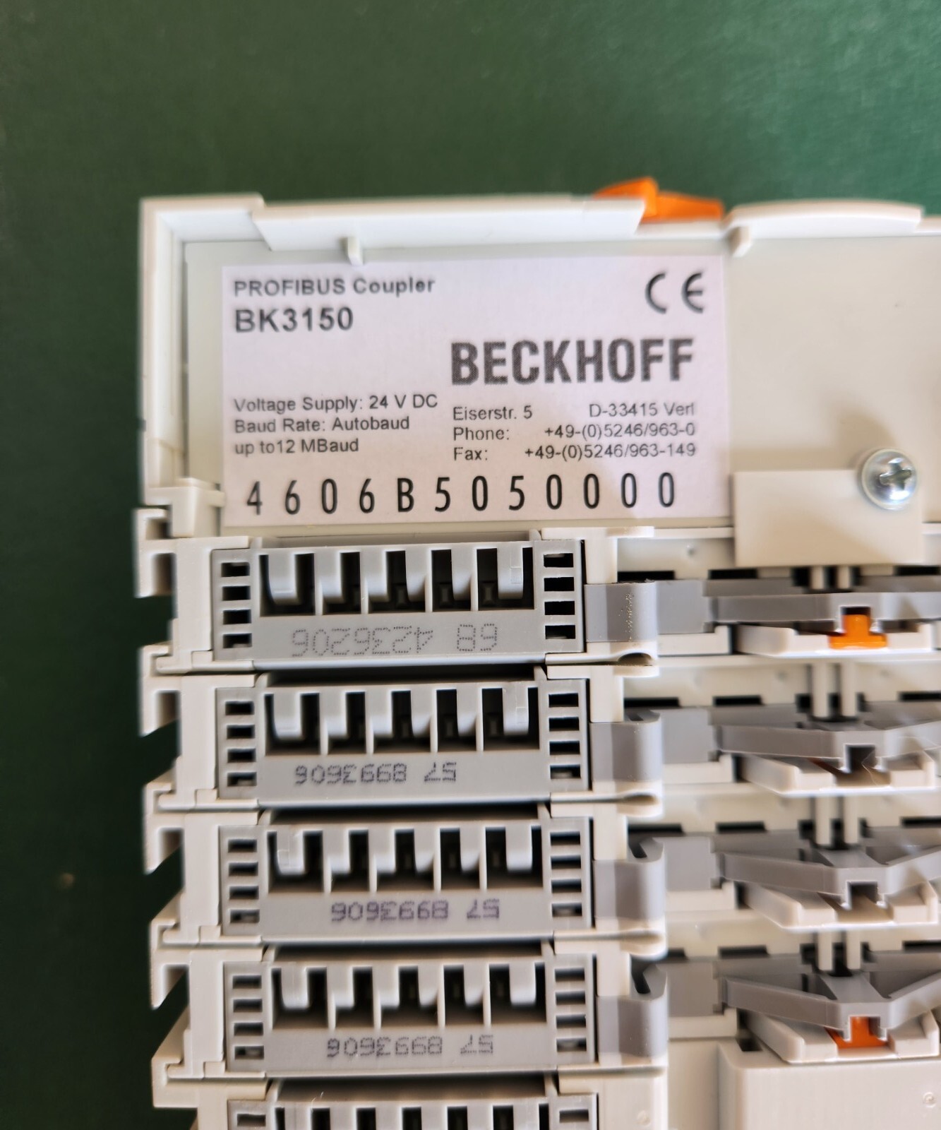 BECKHOFF BK3150+KM1002+KL9190+KL2134+KL9010+KM1002+KL2521 See pics