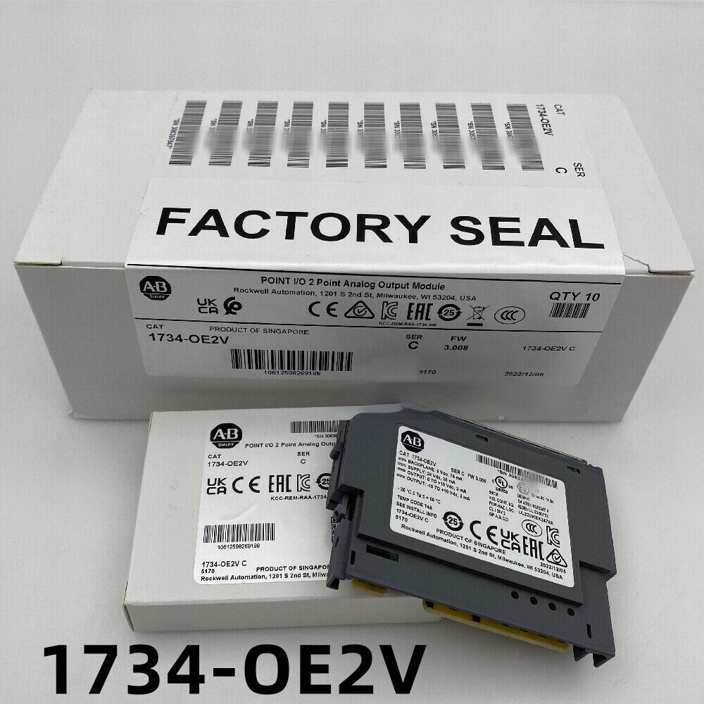 1734-OE2V Allen-Bradley 1734OE2V POINT I/O 2 Point Analog Output Module New