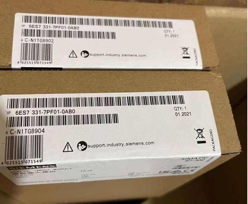 6ES7331-7PF01-0AB0 1PCS NEW SIEMENS ANALOG INPUT MODULE 6ES7 331-7PF01-0AB0
