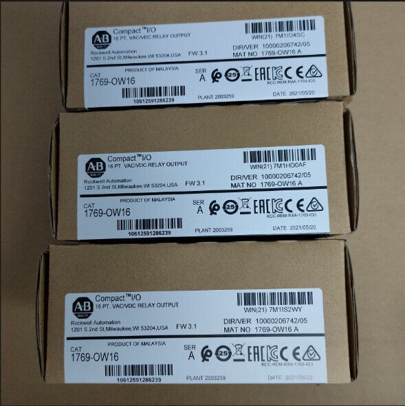 AB 1769-OW16 AB CompactLogix Relay Output Module 1769 OW16 NEW Sealed