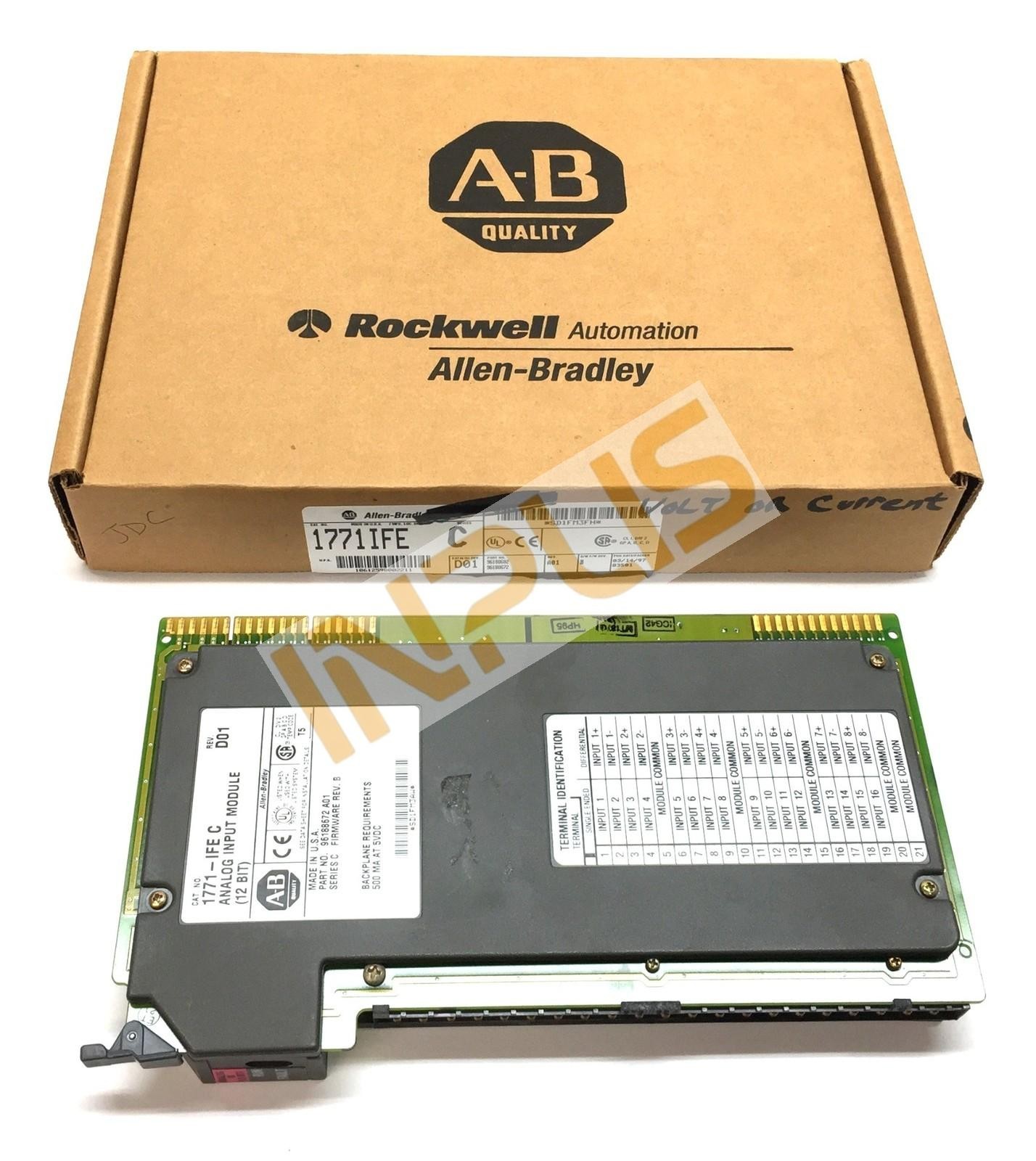 1771-IFE 1PC NEW Allen-Bradley 12-Bit Analog Input Module C Rev.D 1771IFE