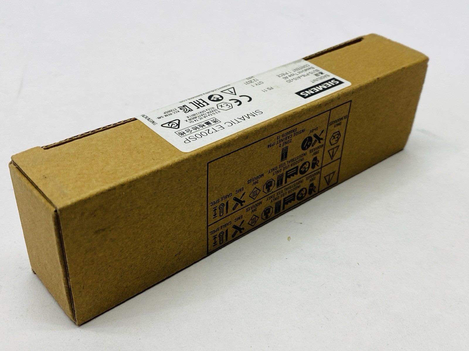 Siemens 6ES7 193-6BP20-0DA0 SIMATIC ET 200SP Base Unit BU15-P16+A10+2D