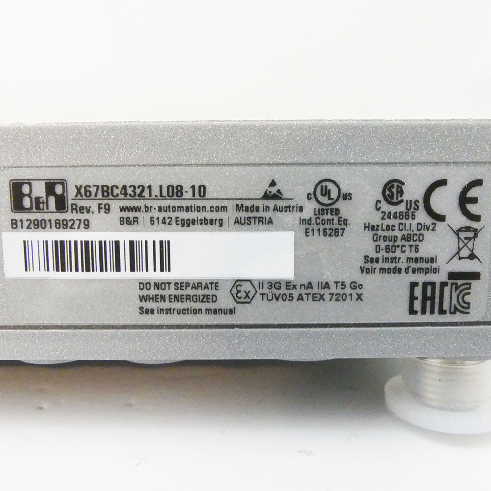B&R X67BC4321.L08-10 Bus Controller Rev.F9 -New-