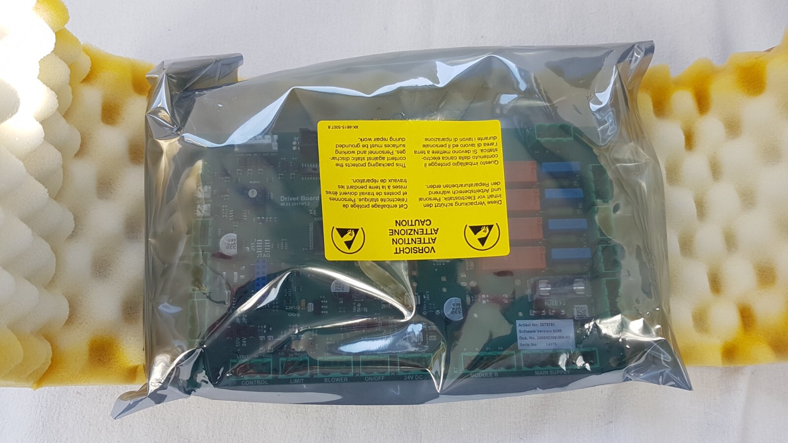 Unbranded 2579907 Driver Board 5…40 kg/h RS – 08.02.2017/V1.2 – Unused Sealed
