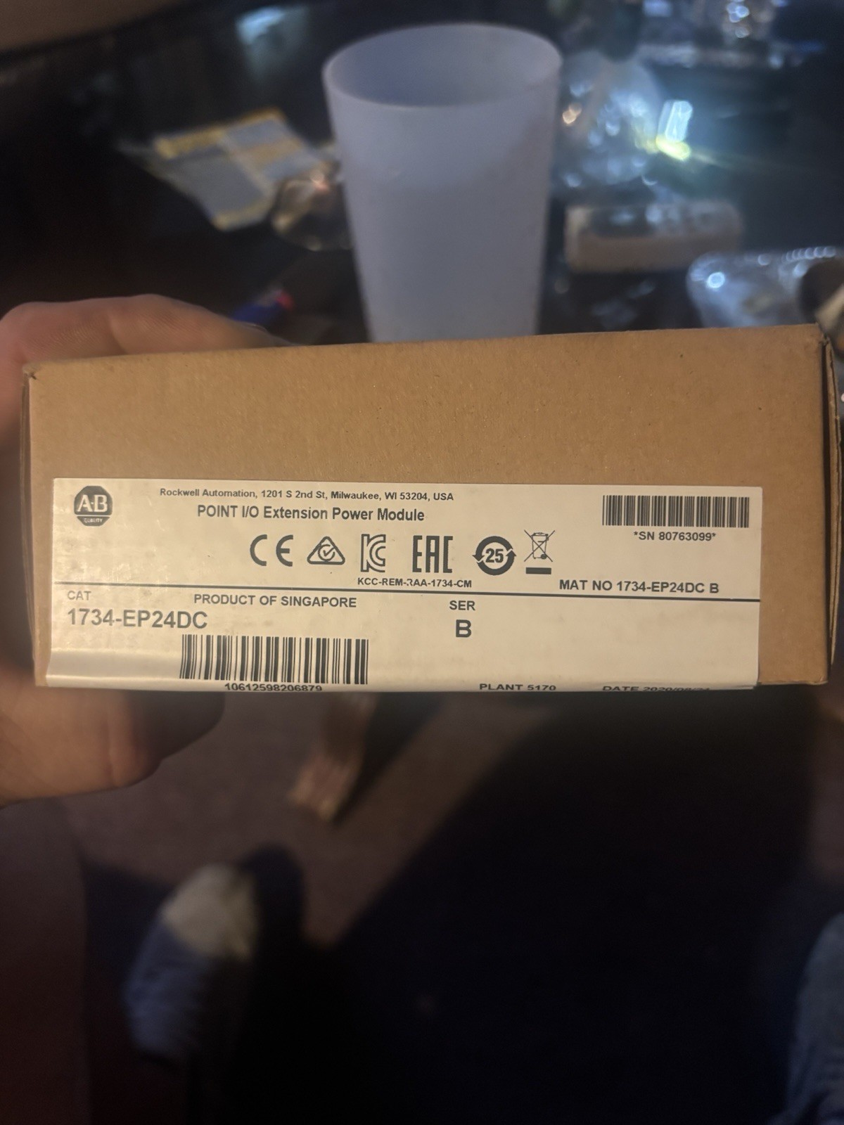 The Allen-Bradley 1734-EP24DC Series B is a POINT I/O expansion power module