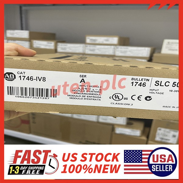 Free Shipping AB 1746-IV8 Series A. SLC 500 8 Point Input Module 1746IV8
