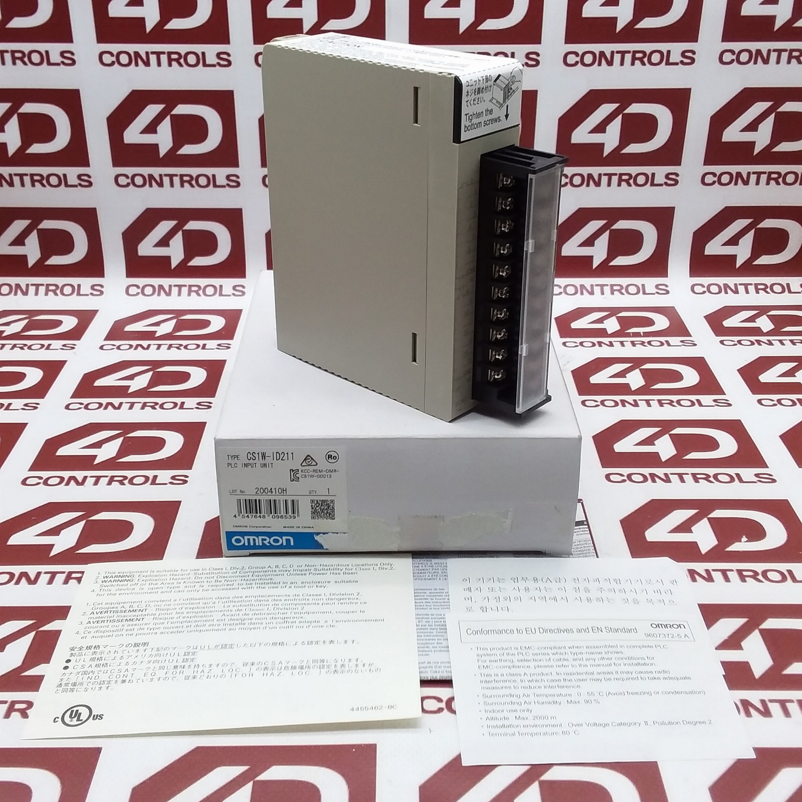 CS1W-ID211 | Omron | Digital Input Module, 24VDC, 16 Point, 7mA, Opened