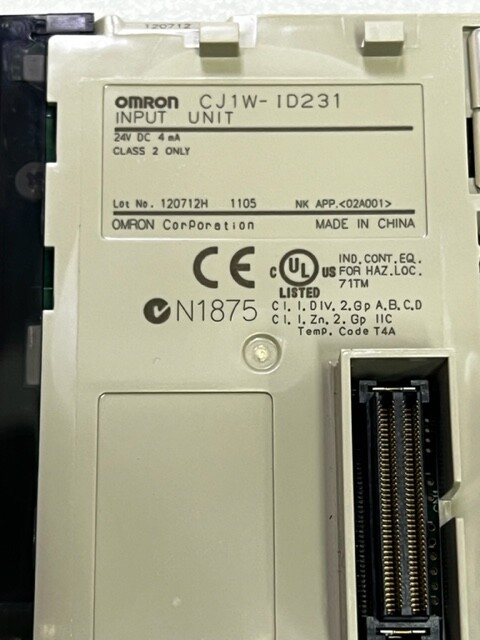 Omron CJ1W-ID231 DC Digital Input Unit Module Used