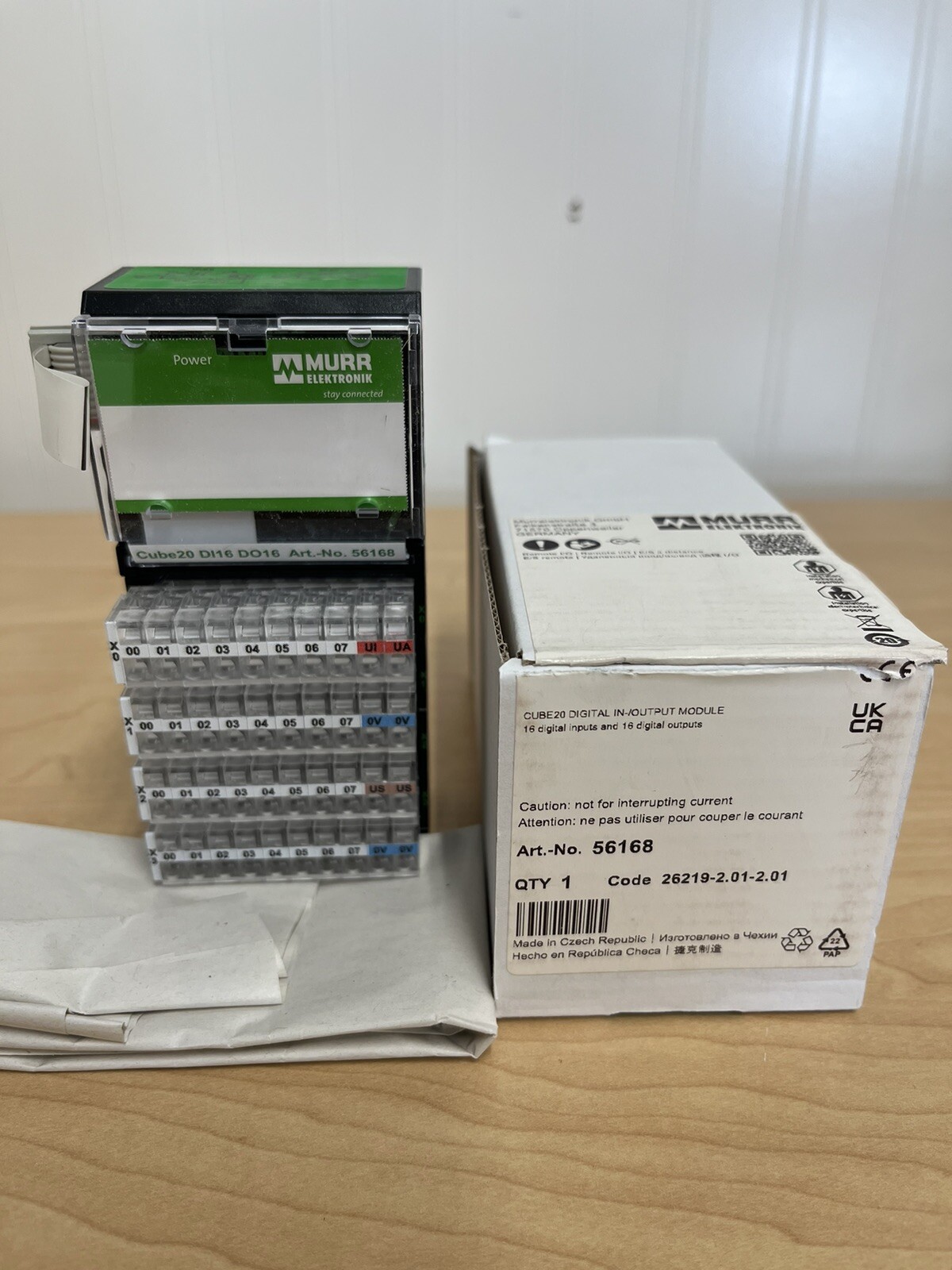 NEW! Murr Elektronik 56168 Cube20 Digital Fieldbus Expansion Module
