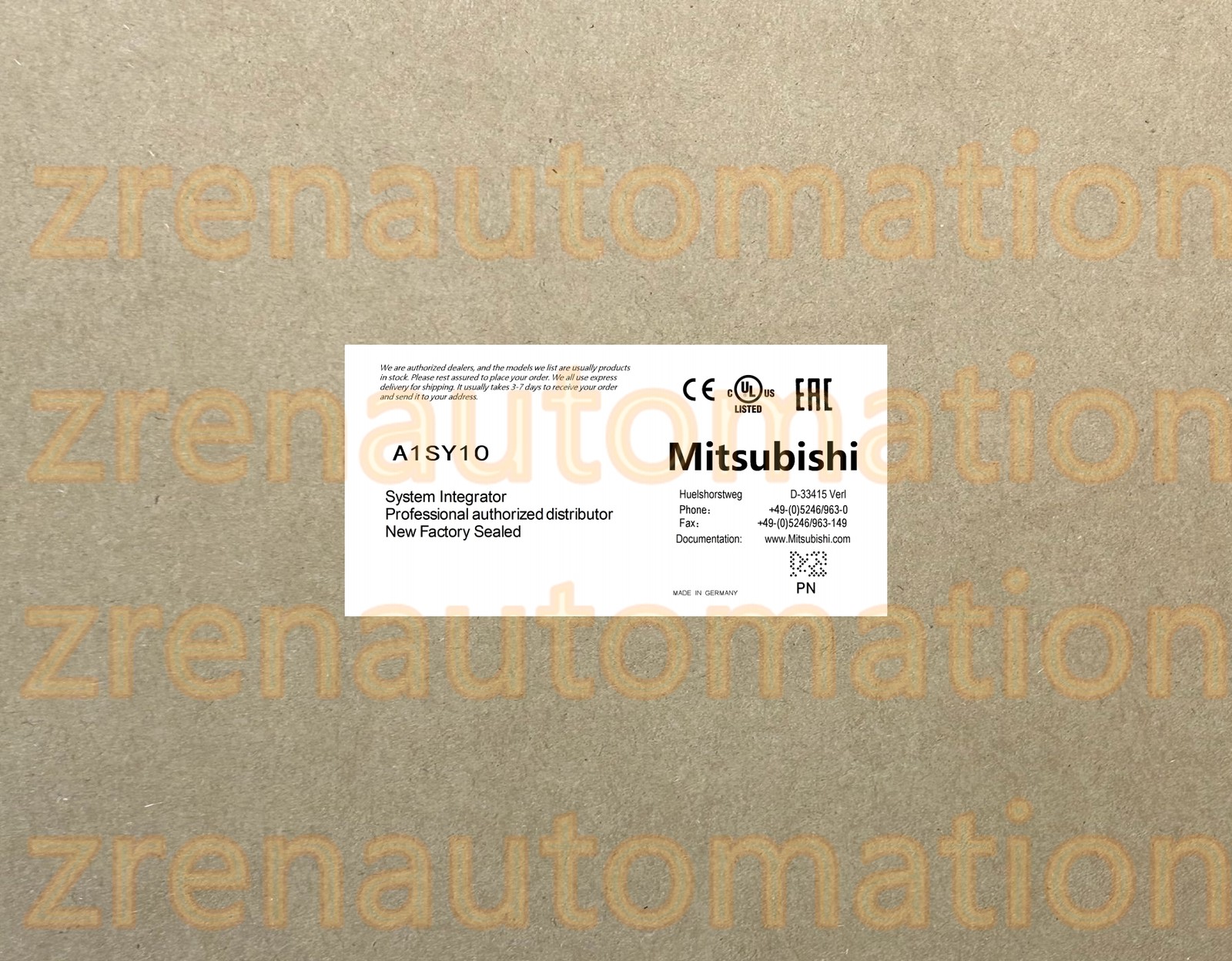 A1SY10 Mitsubishi PLC Module/CPU/Servo Driver Fast Shipping HTQ0