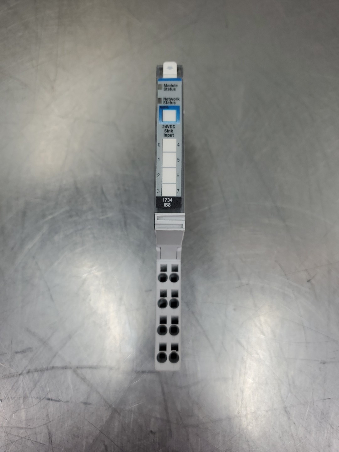 Allen Bradley 1734-IB8 24VDC Sink Input Module w/1734-TOPS Base. 3D-43