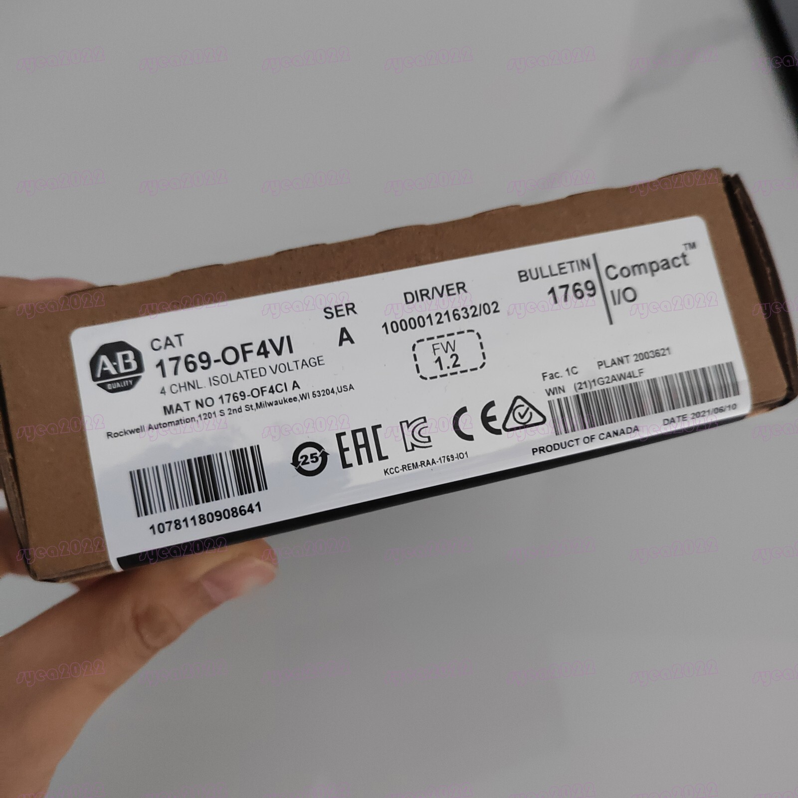 Allen-Bradley 1769-OF4VI CompactLogix 4 Pt Voltage Module New Sealed Fast Ship