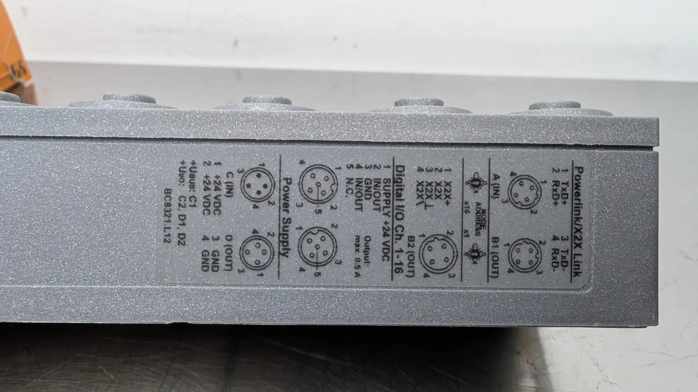 B&R X67BC8321.L12 Bus Controller Module Rev H0 24VDC 16 Digital Channels