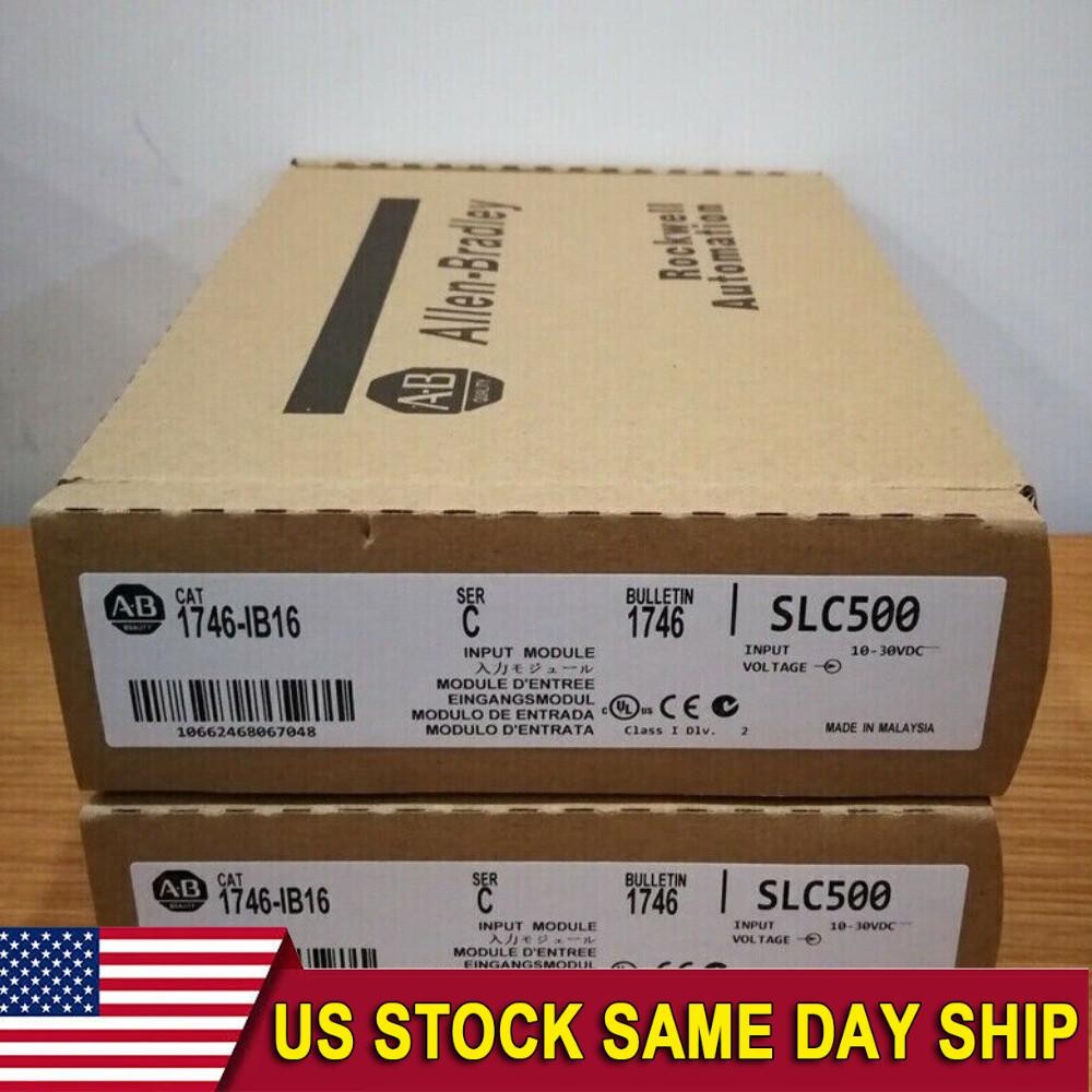 Allen-Bradley 1746-IB16 SER D SLC 500 PLC Digital Input Module US Free Tax