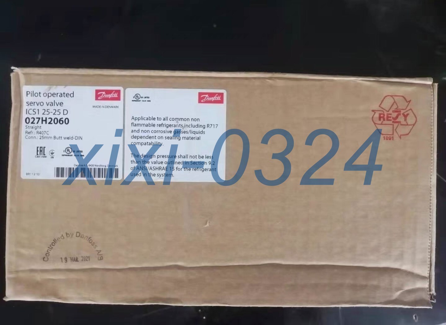 1pcs NEW DANFOSS 027H2060 Control main valve ICS1 25-25D DHL shipping