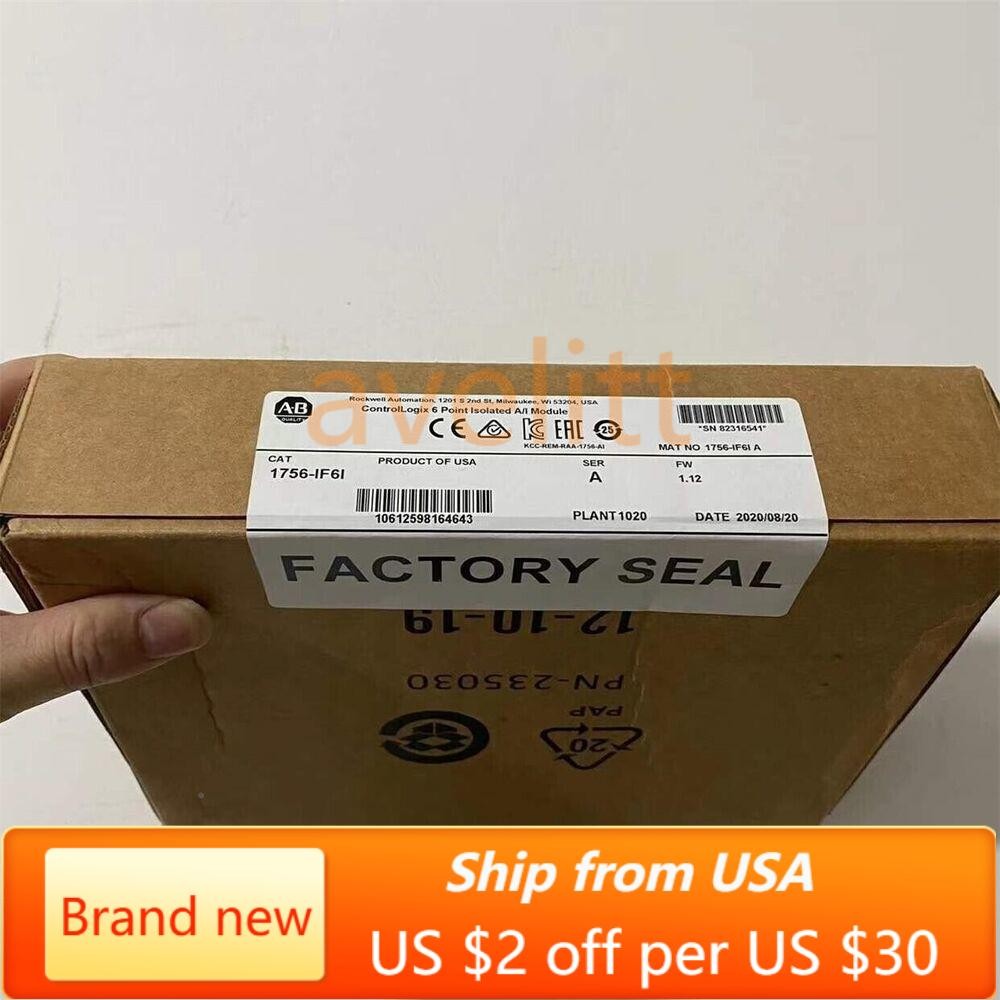 New Allen-Bradley 1756-IF6I / A Controllogix Analog Isolated Input Module AB US