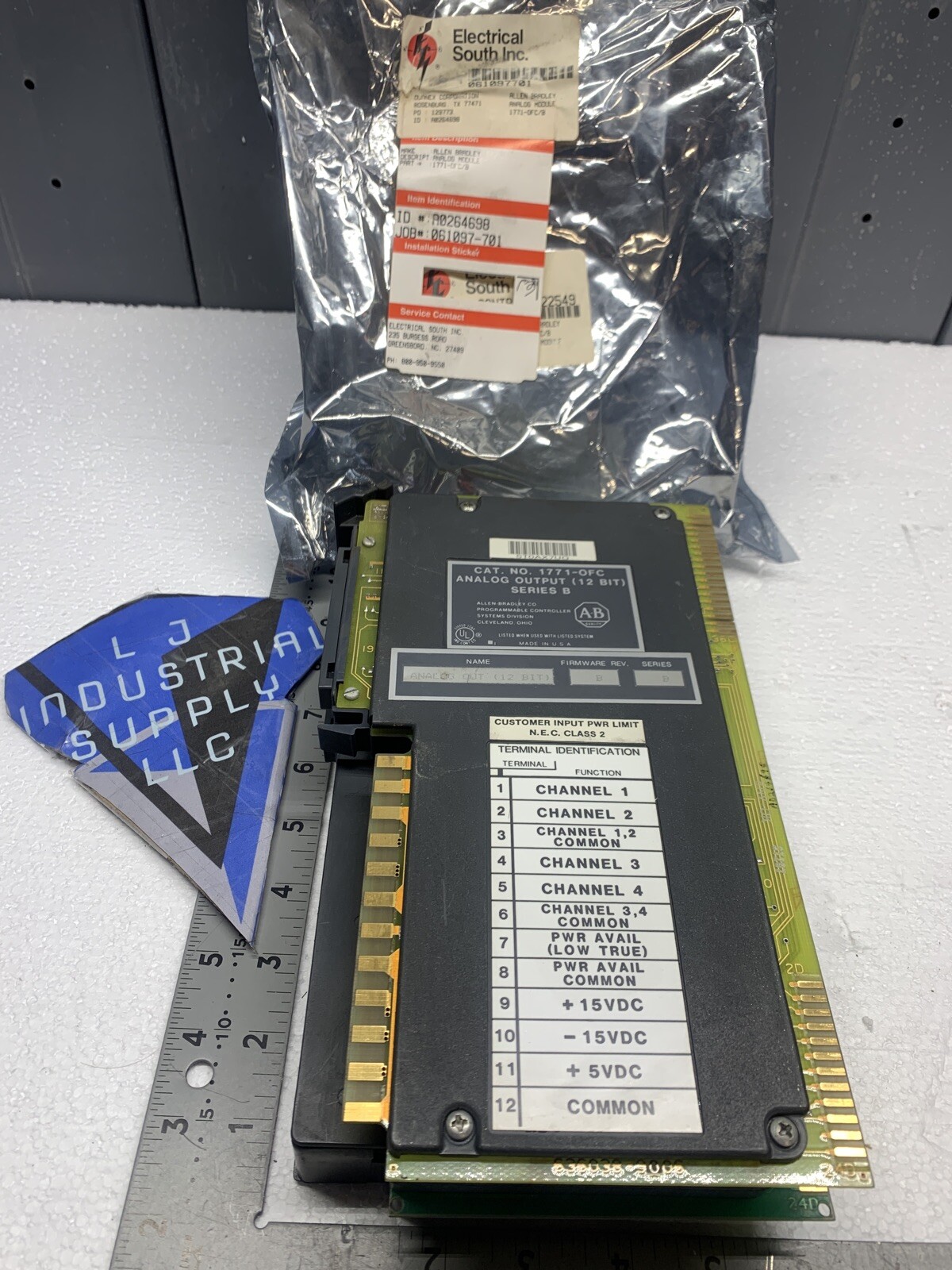 ALLEN BRADLEY 1771-OFC Ser. B Analog Output *REFURBISHED* FAST SHIPPING!