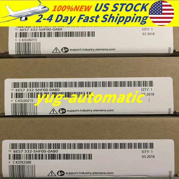 Brand New Siemens 6ES7 332-5HF00-0AB0 S7-300 PLC Output Module IP20 Protection