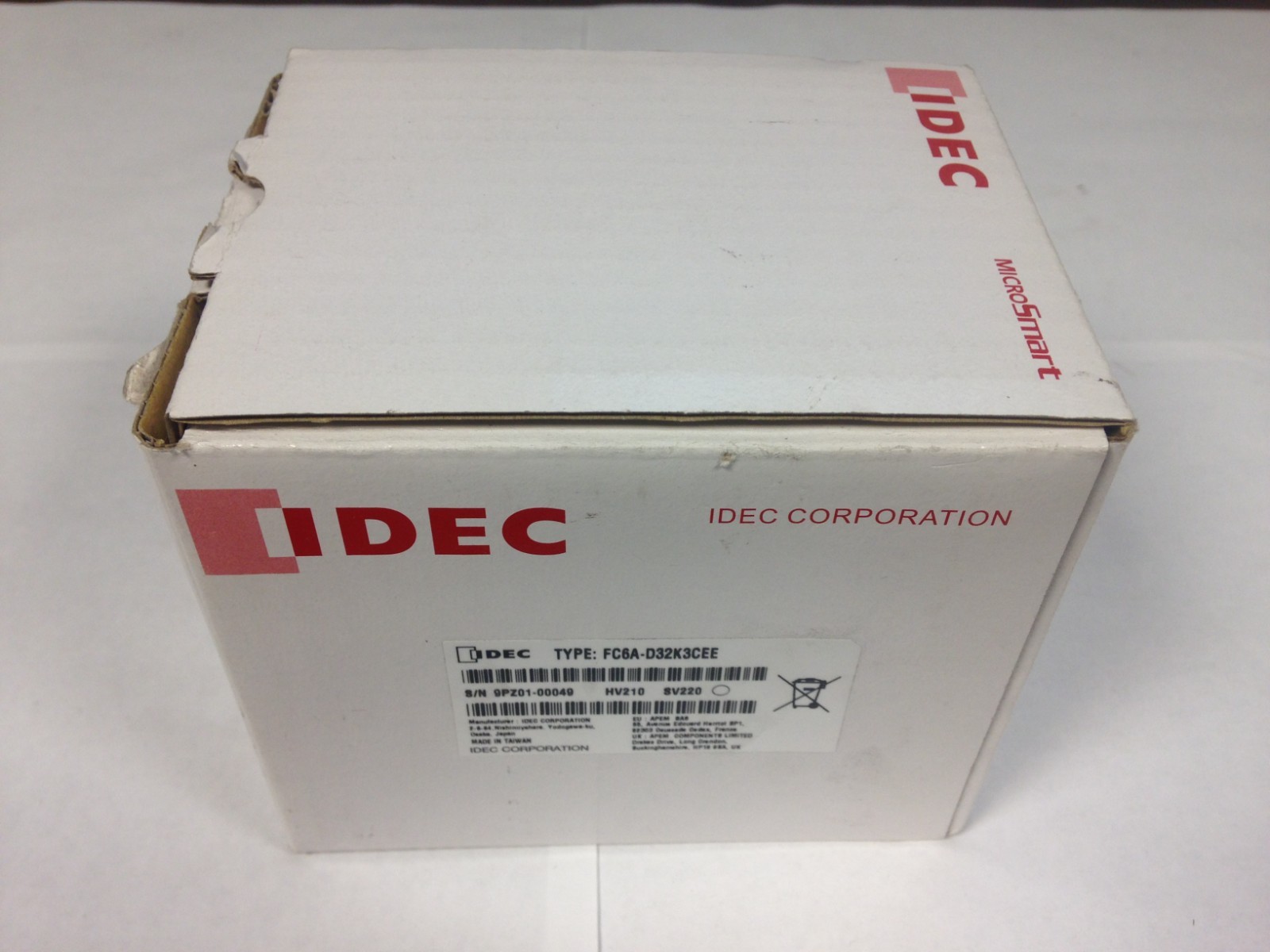 IDEC FC6A-D32K3CEE 32 Port 24 VDC PLC Programmable Logic Controller 09 BRAND NEW