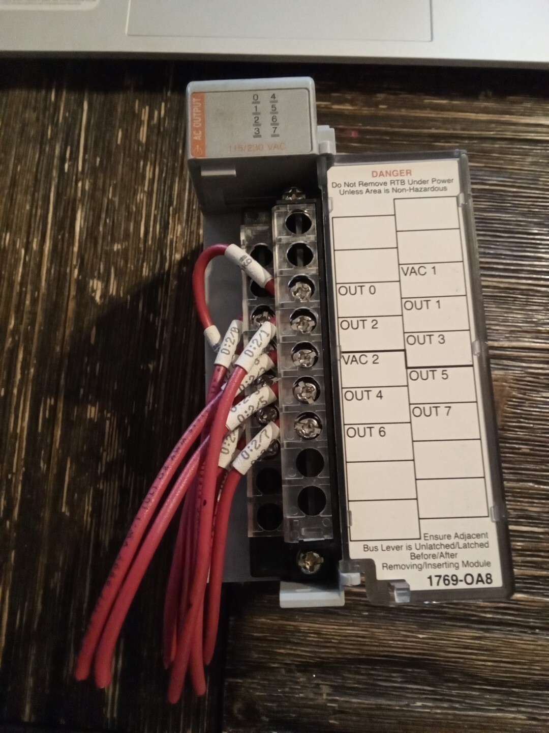 Allen-Bradley 1769-OA8 Series A Module.