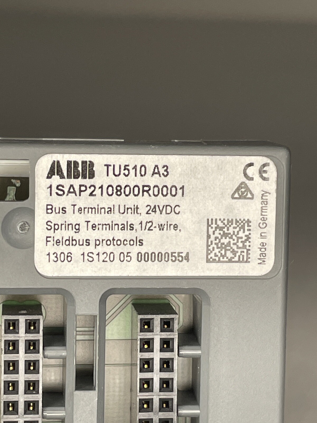 ABB AC500 S500 TU510 I/O Terminal Base