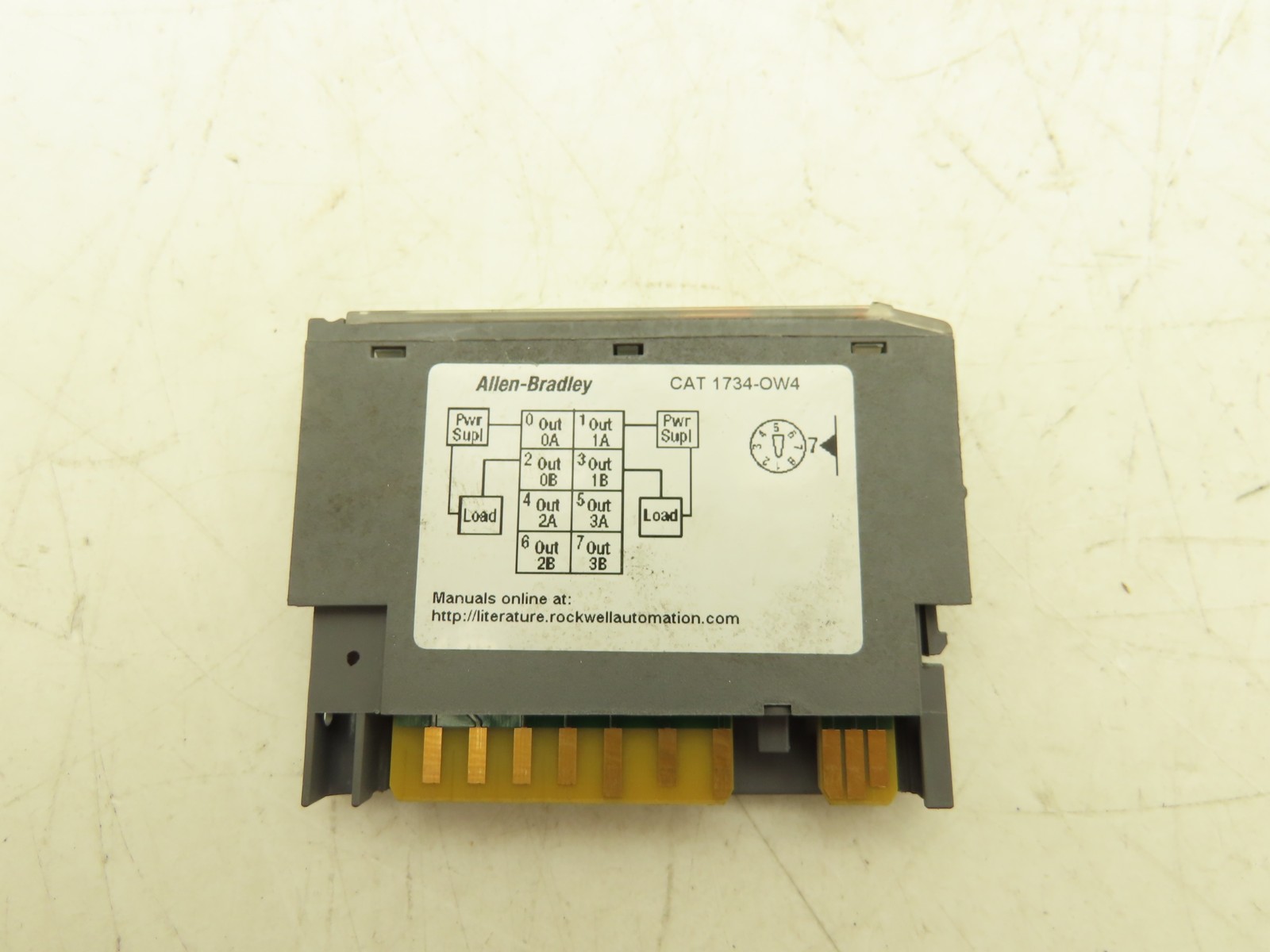 Allen Bradley 1734-OW4 PLC I/O Digital Output Module 24V Ser C FW 3.022 Lot Of 5