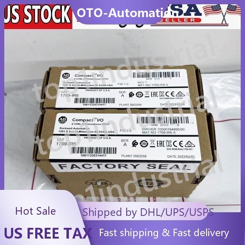 1 pcs New Factory Sealed AB 1769-IR6 CompactLogix Input Module RTD 1769IR6