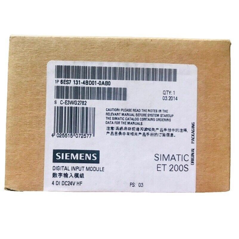 6ES7131-4BD01-0AB0 New Siemens SIMATIC PLC Module 6ES7 131-4BD01-0AB0