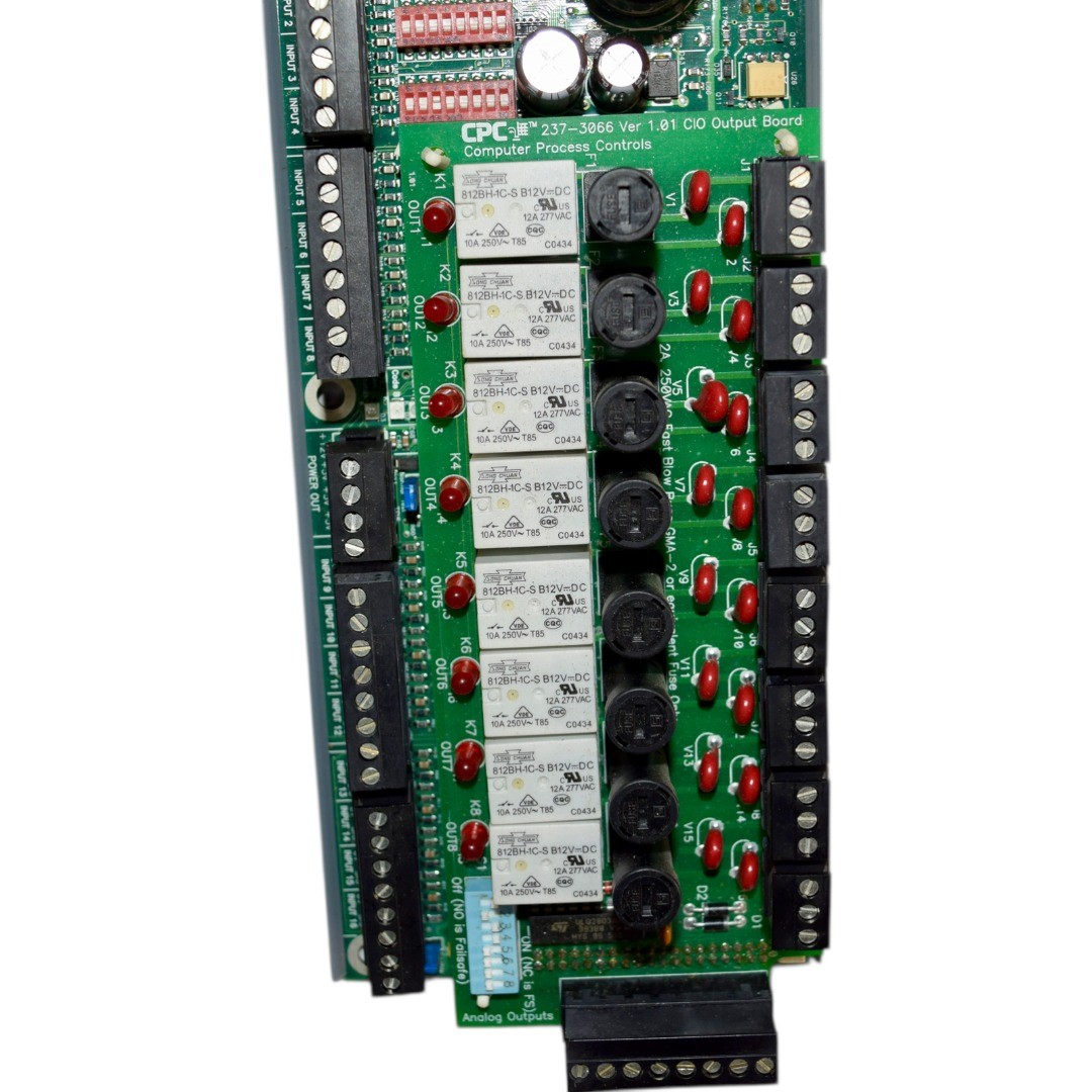 NEW CPC Computer Process Controls 237-3066 Ver 101 CIO Output Board Relay