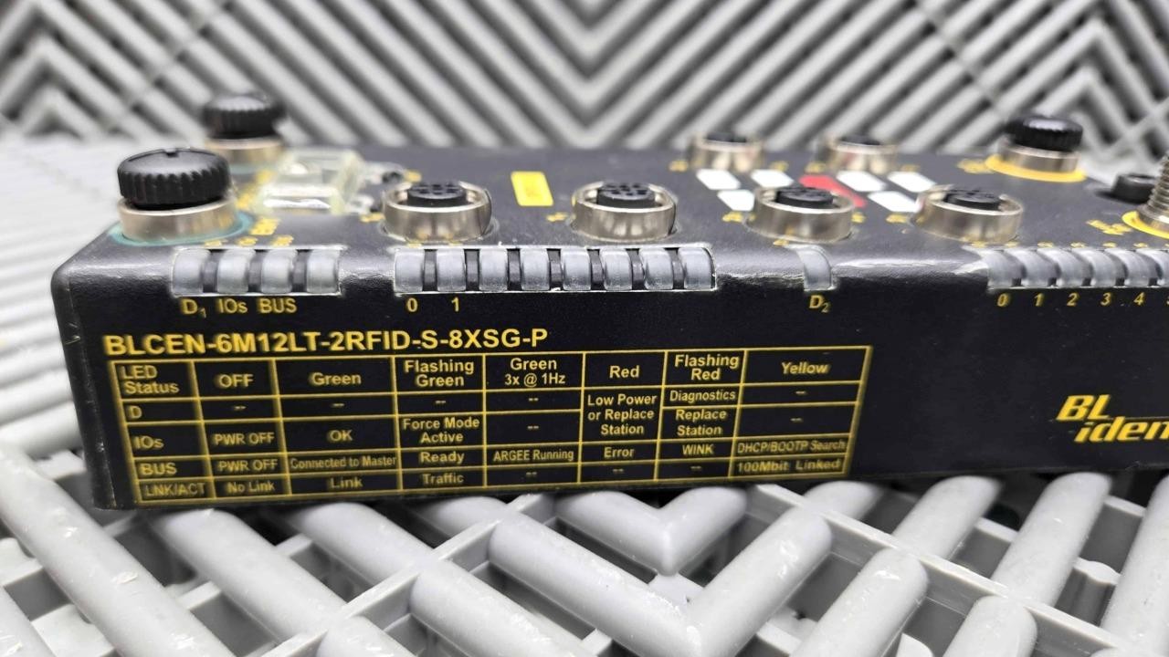 Turck BLCEN-6M12LT-2RFID-S-8XSG-P Multiprotocol Fieldbus Interface Module
