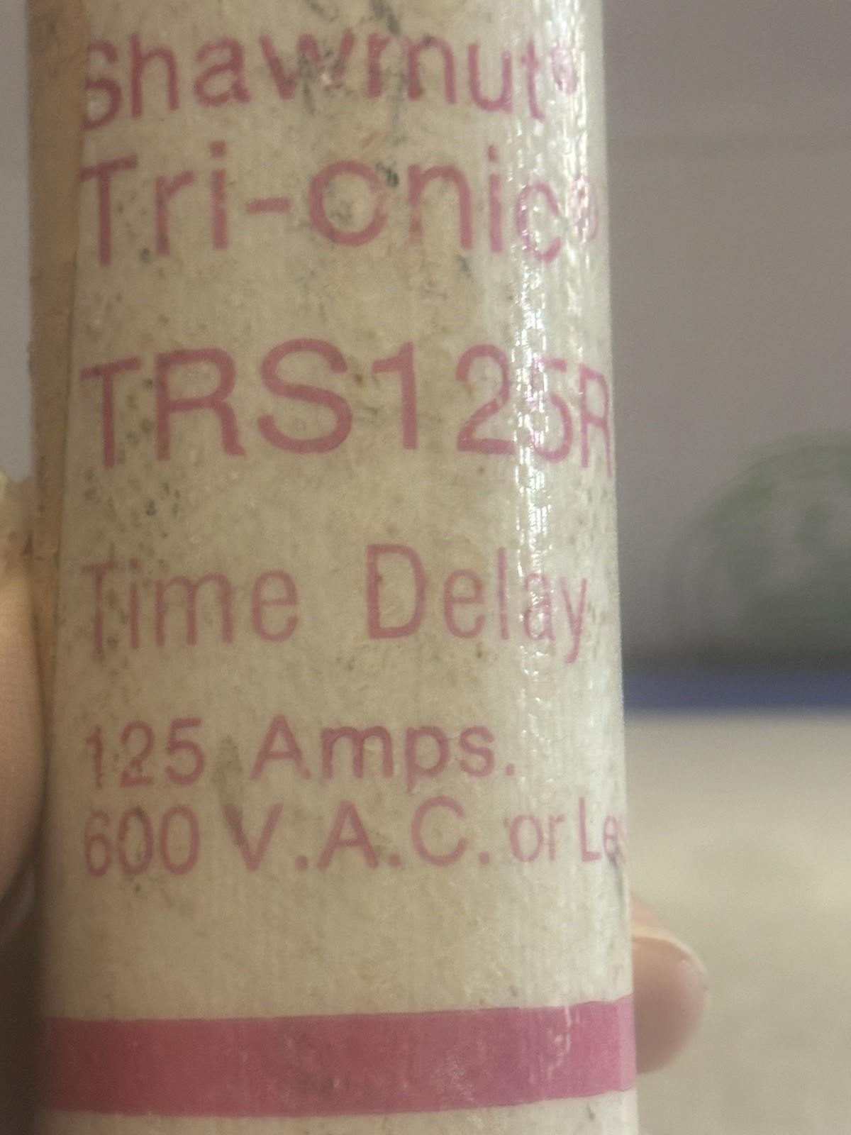 GOULD-SHAWMUT TRS125R TRI-ONIC TIME-DELAY FUSE