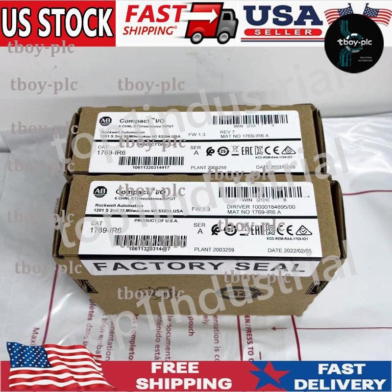 1 pcs New Factory Sealed AB 1769-IR6 CompactLogix Input Module RTD 1769IR6