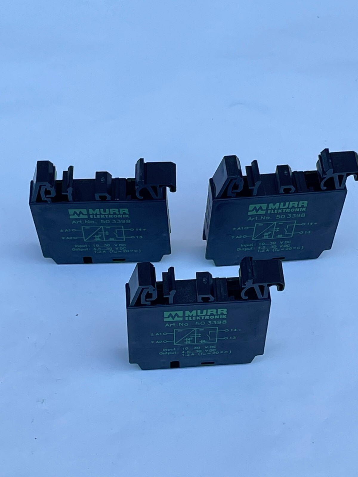 Murr Elektroniks 503398 Optocoupler Module (Lot of 3)