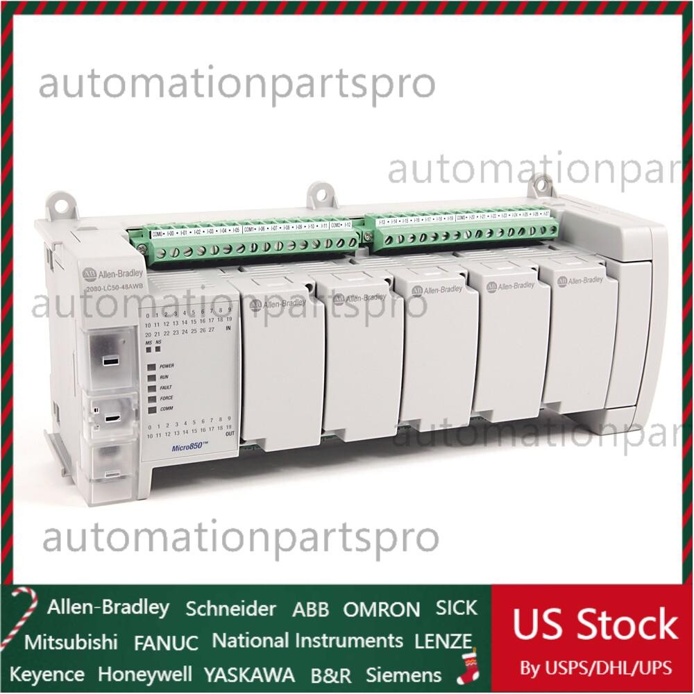New Factory Sealed AB 2080-LC50-48AWB / A Micro850 48 I/O EtherNet/IP Controller