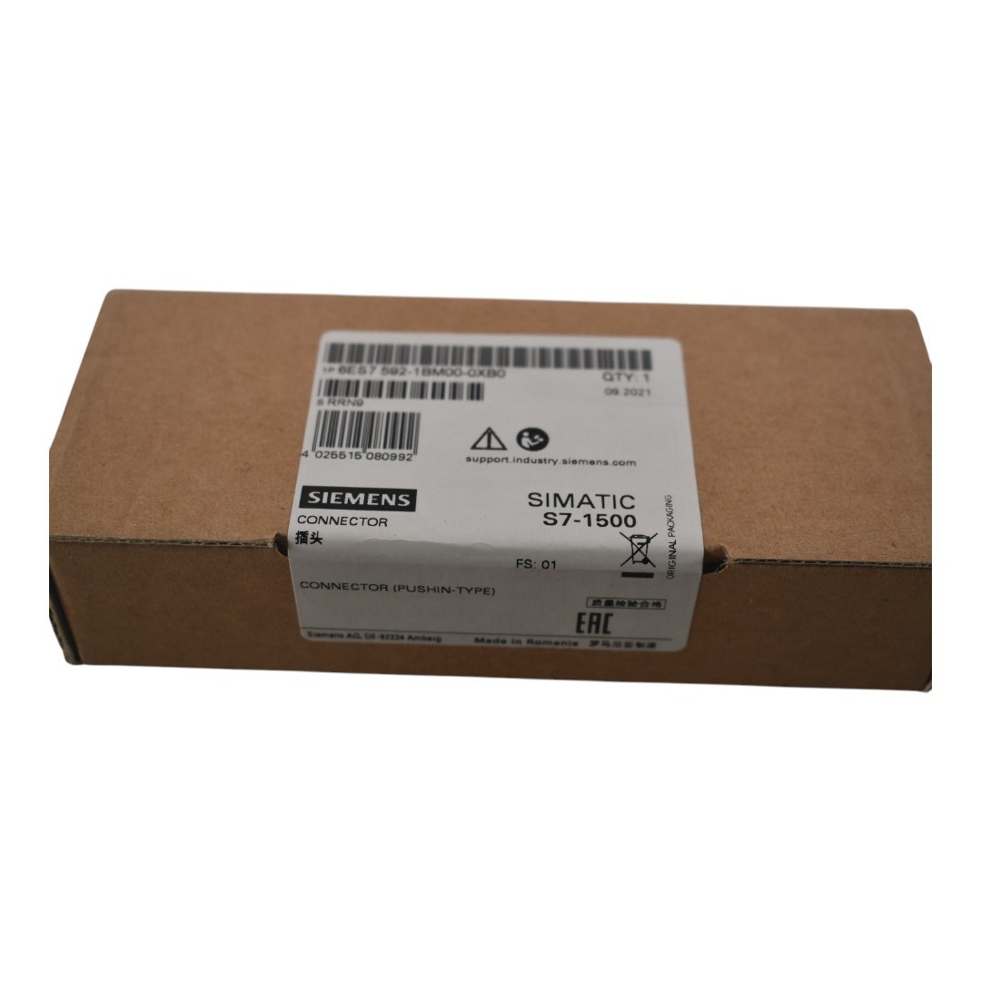NEW Siemens 6ES7592-1BM00-0XB0 SIMATIC S7-1500, Front connector in push-in desig
