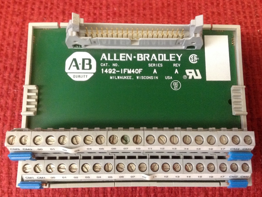 Allen Bradley – Catalog #1492-IFM40F – Series A – Interface Terminal Strip