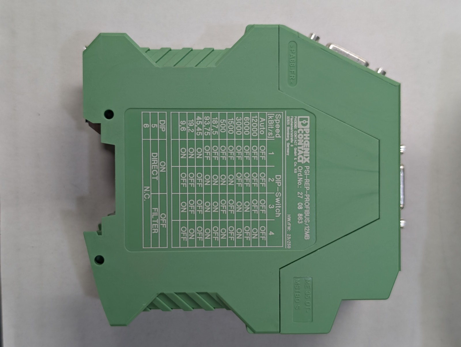 Phoenix Contact PSI-REP-PROFIBUS/12MB Repeater 2708863 Brand New