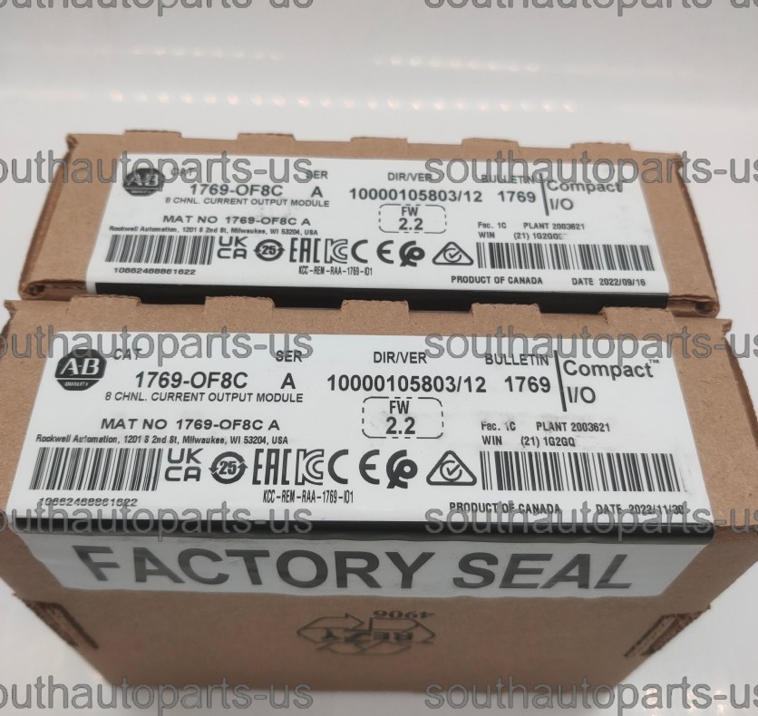 New Factory Sealed 1769-OF8C CompactLogix 8 Pt A/O Current Module AB