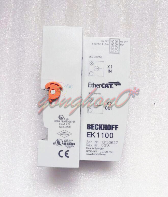 1PC New BECKHOFF ETHERCAT COUPLER EK1100 EK1100-0000