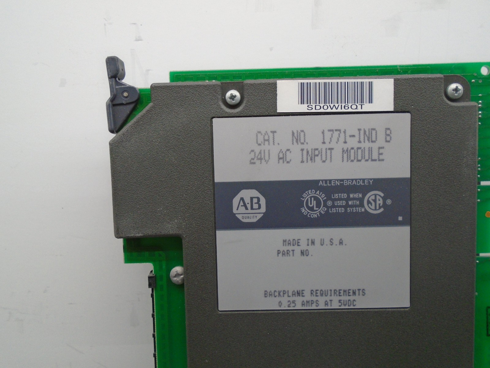 1771-IND /B Allen Bradley PLC 5 AC/DC Input Module 1771-1ND W543
