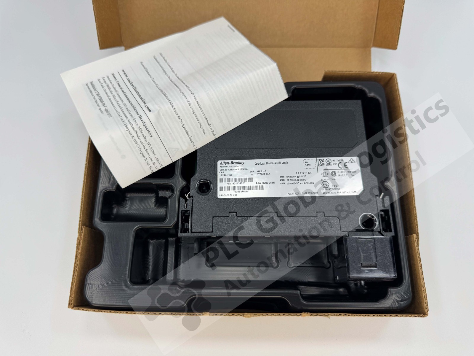 Sealed Allen Bradley 1756-IF6I /A ControlLogix Analog Input Module Current/Volt