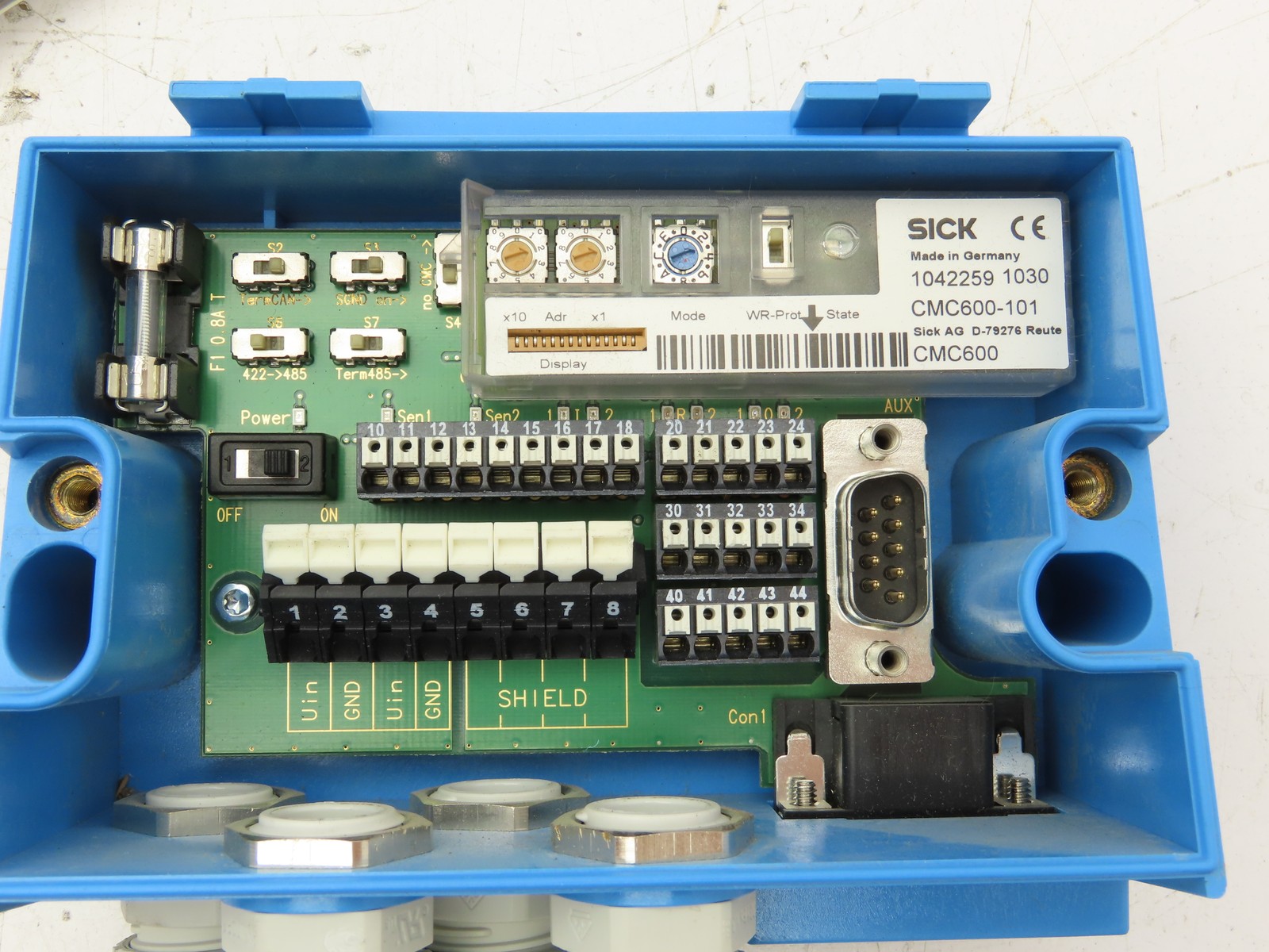 SICK CDB620-001 Barcode Scanner Connection Box I/O Module Lot of 2