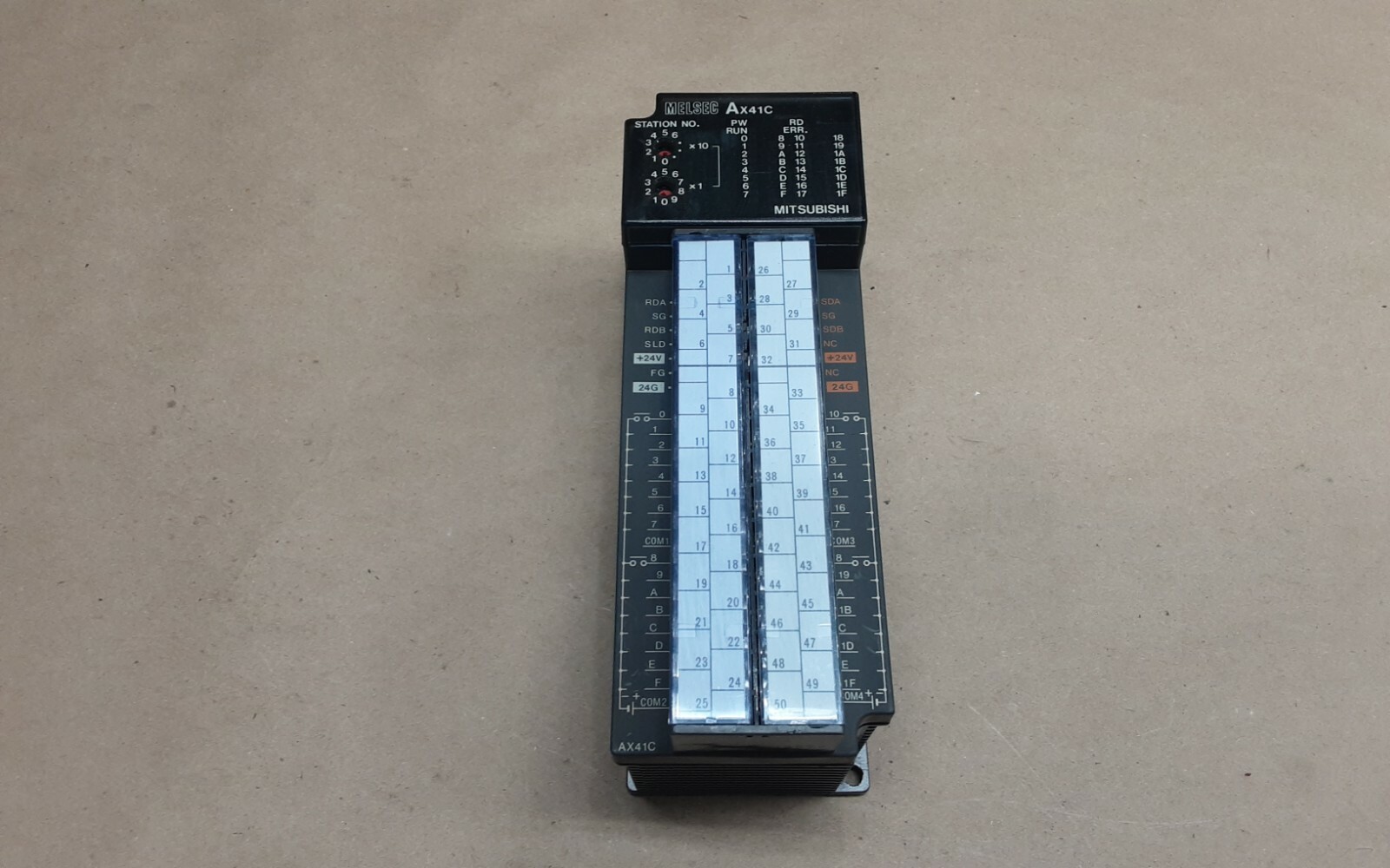 MITSUBISHI ELECTRIC MELSEC 12/24VDC INPUT UNIT AX41C #01H11